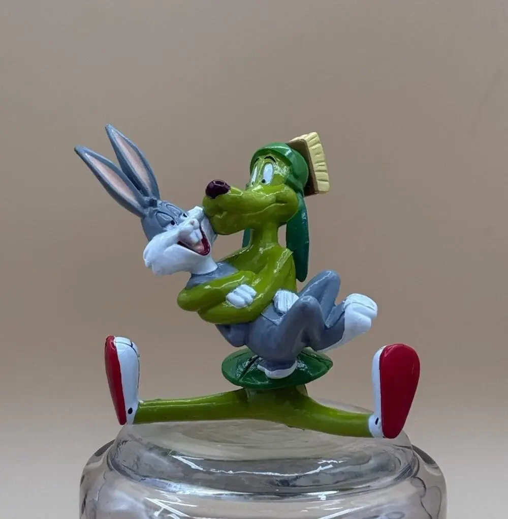VHTF wb Looney PVC K9 & Bugs Seated HUG '98 VGC Warner Bros Marvin Dog Capture
